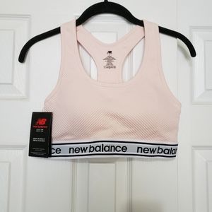 NEW BALANCE WOMENS MEDIUM IMPACT SPORTS BRA